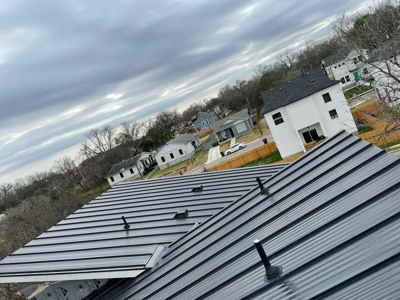 Standing seam metal roof panels with vents for Skylight Repair in Waimea